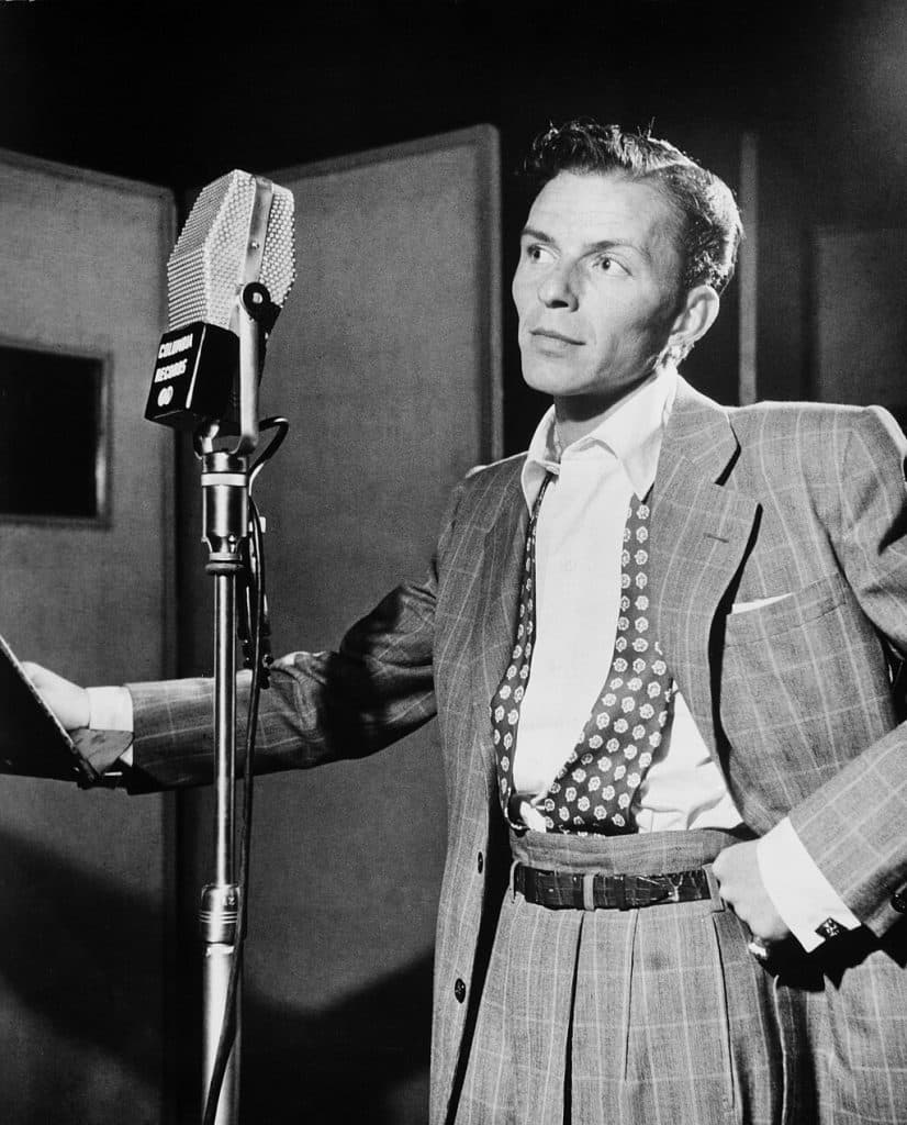 A photo of singer Frank Sintra
