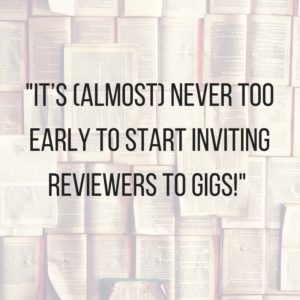Invite a music journalist to your gig