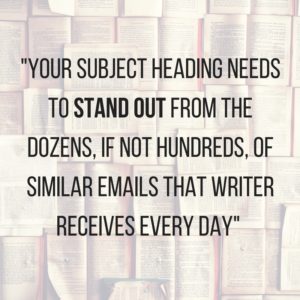 Emailing journalists