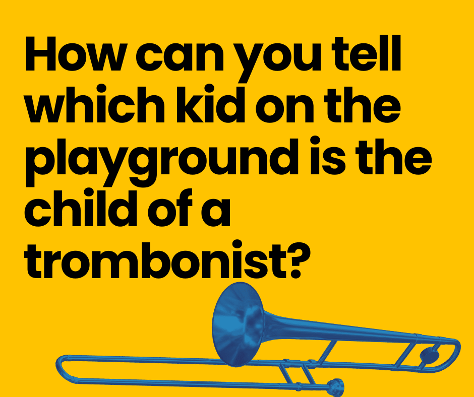 jazz jokes about trombone players