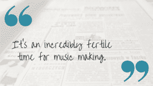 Jazzwise quote on making music