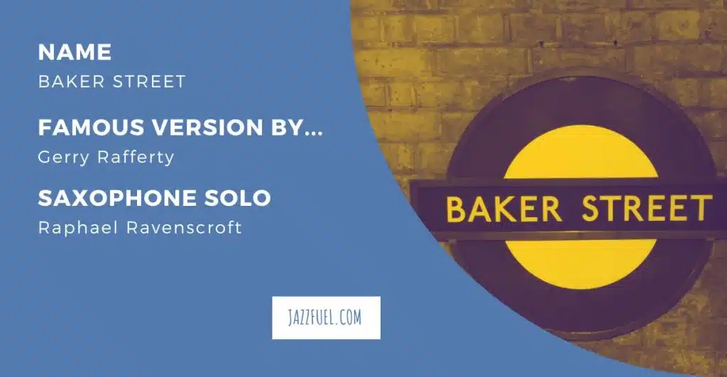 Famous saxophone songs - Baker Street